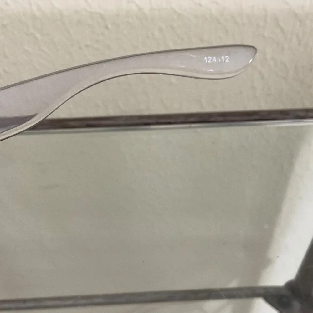Zenni Kids Eye Glasses Frames Only smoky clear plastic frames.124-12